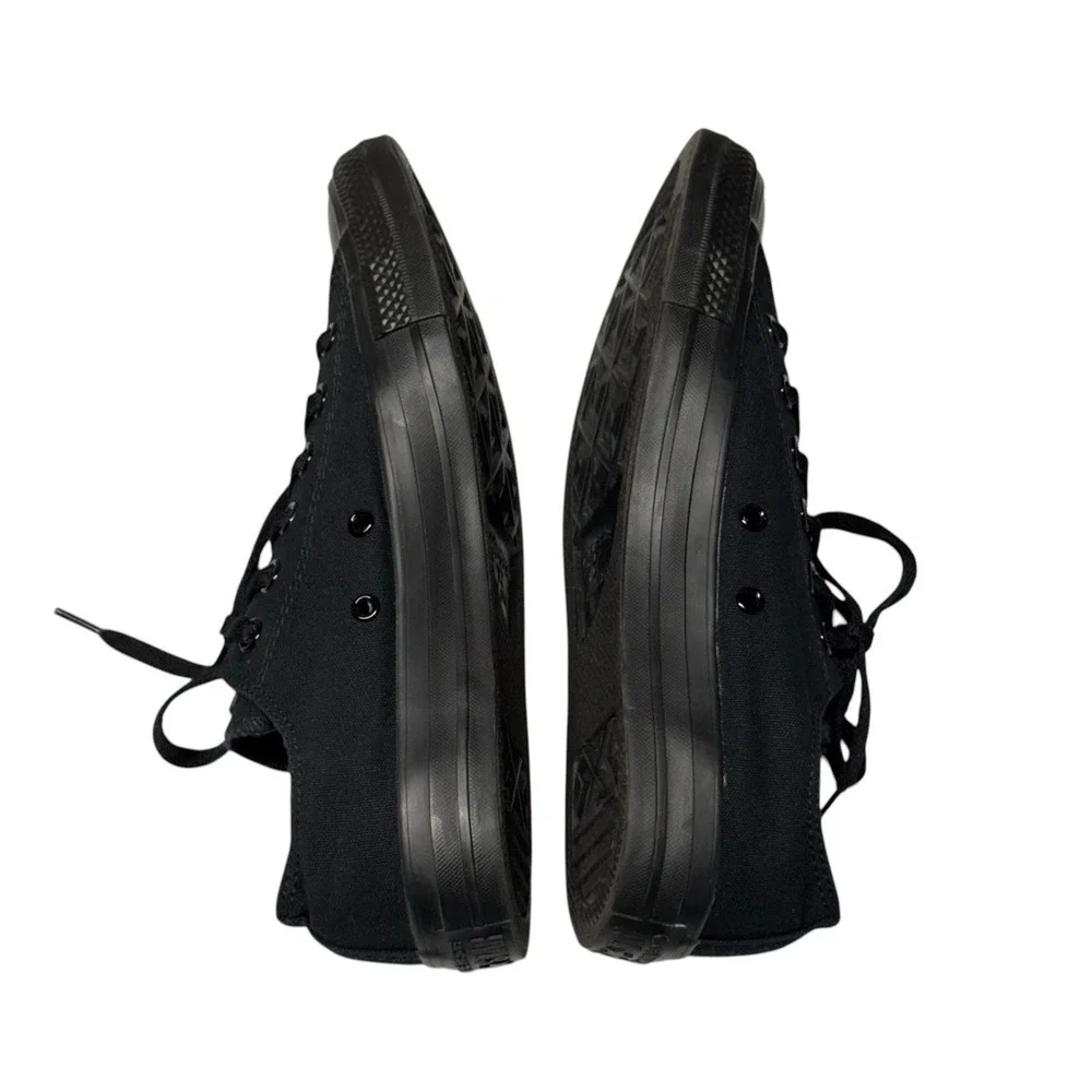 CONVERSE All Star Chuck Taylor Low Top Sneaker M5039 All black Mens 7/Womens 9 - Picture 6 of 9
